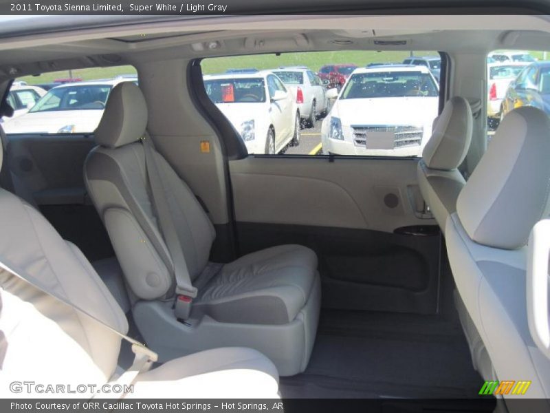 Super White / Light Gray 2011 Toyota Sienna Limited