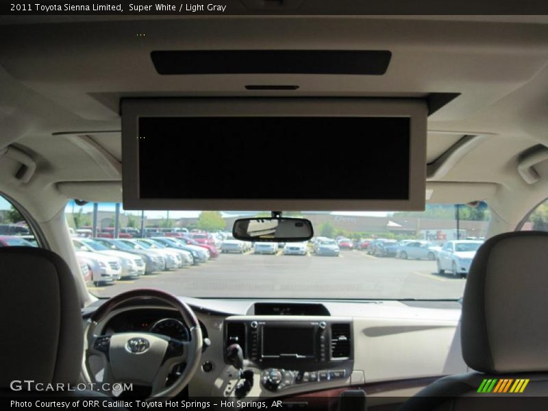 Super White / Light Gray 2011 Toyota Sienna Limited