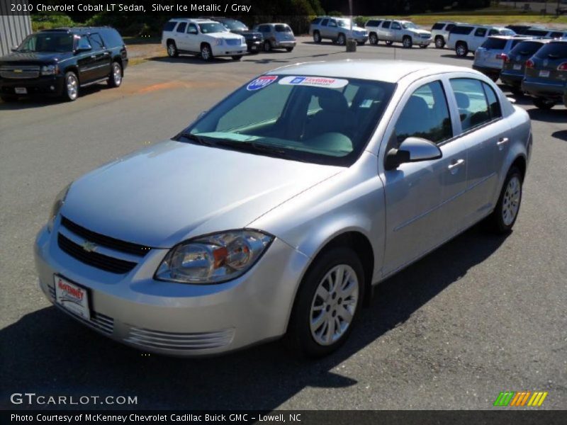 Silver Ice Metallic / Gray 2010 Chevrolet Cobalt LT Sedan