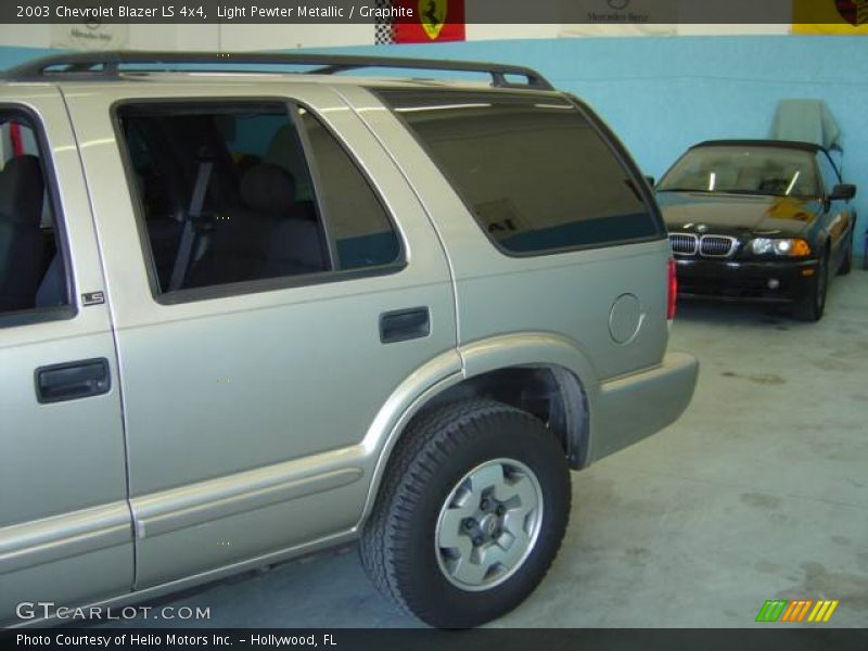 Light Pewter Metallic / Graphite 2003 Chevrolet Blazer LS 4x4