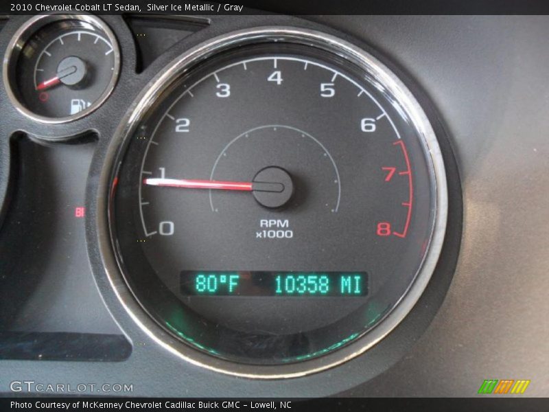 Silver Ice Metallic / Gray 2010 Chevrolet Cobalt LT Sedan