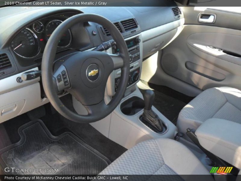 Silver Ice Metallic / Gray 2010 Chevrolet Cobalt LT Sedan