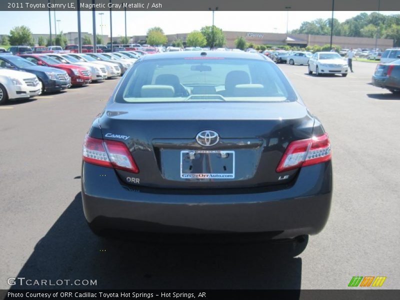 Magnetic Gray Metallic / Ash 2011 Toyota Camry LE