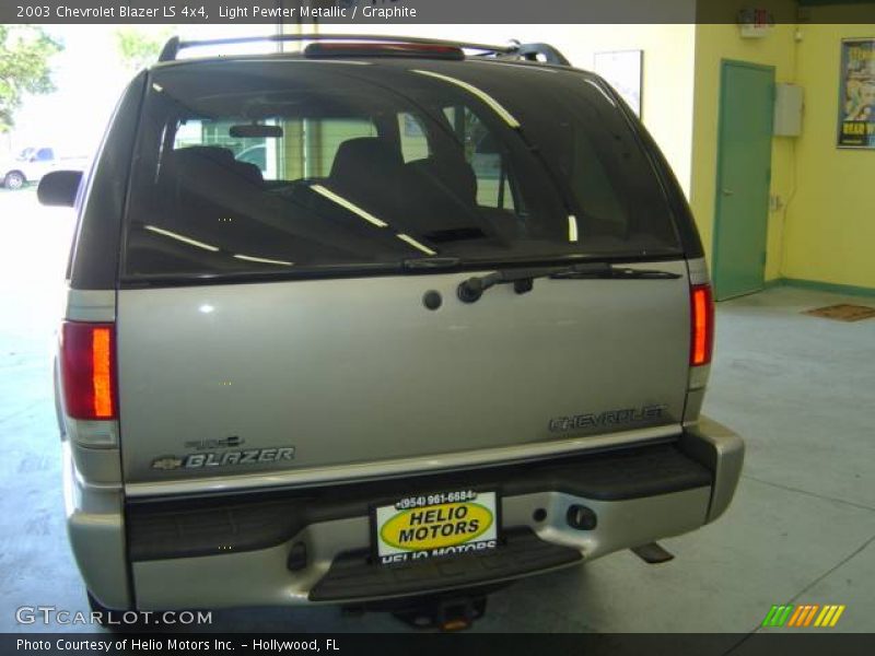 Light Pewter Metallic / Graphite 2003 Chevrolet Blazer LS 4x4