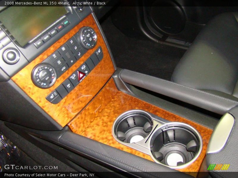 Arctic White / Black 2008 Mercedes-Benz ML 350 4Matic