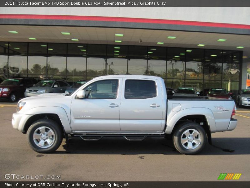 Silver Streak Mica / Graphite Gray 2011 Toyota Tacoma V6 TRD Sport Double Cab 4x4