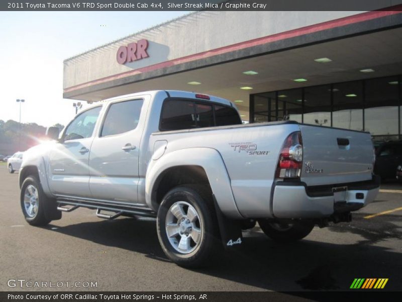 Silver Streak Mica / Graphite Gray 2011 Toyota Tacoma V6 TRD Sport Double Cab 4x4