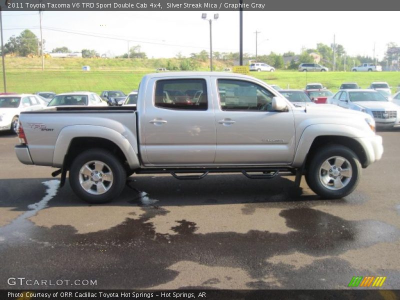 Silver Streak Mica / Graphite Gray 2011 Toyota Tacoma V6 TRD Sport Double Cab 4x4