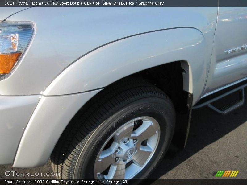 Silver Streak Mica / Graphite Gray 2011 Toyota Tacoma V6 TRD Sport Double Cab 4x4