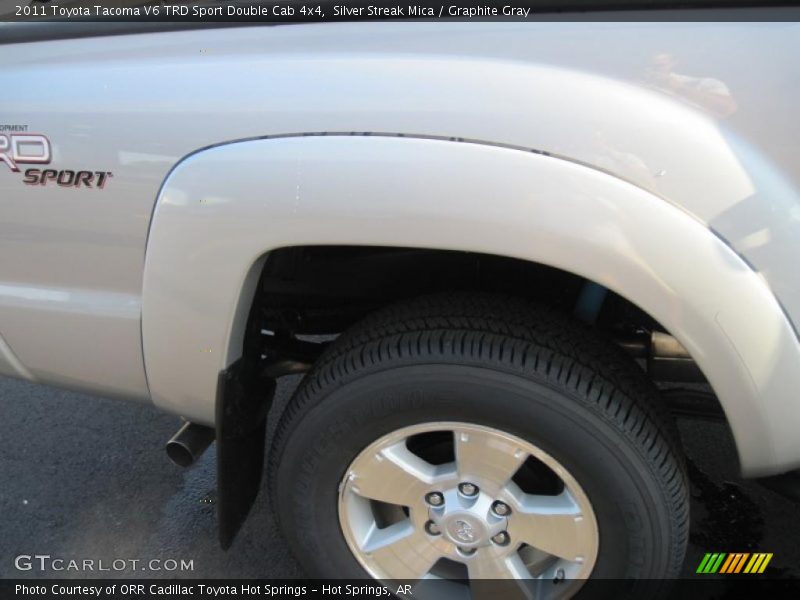 Silver Streak Mica / Graphite Gray 2011 Toyota Tacoma V6 TRD Sport Double Cab 4x4