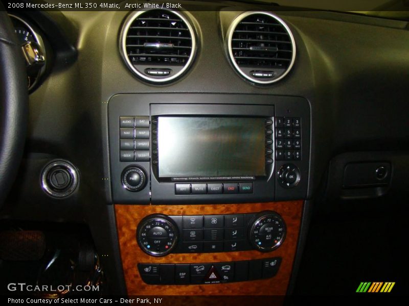 Arctic White / Black 2008 Mercedes-Benz ML 350 4Matic