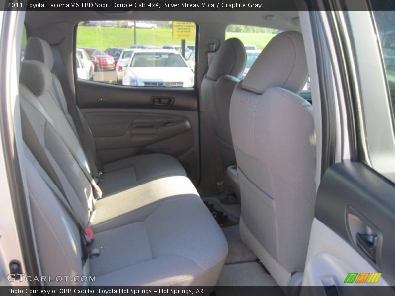 Silver Streak Mica / Graphite Gray 2011 Toyota Tacoma V6 TRD Sport Double Cab 4x4