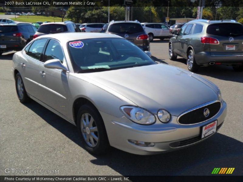 Platinum Metallic / Gray 2007 Buick LaCrosse CXL