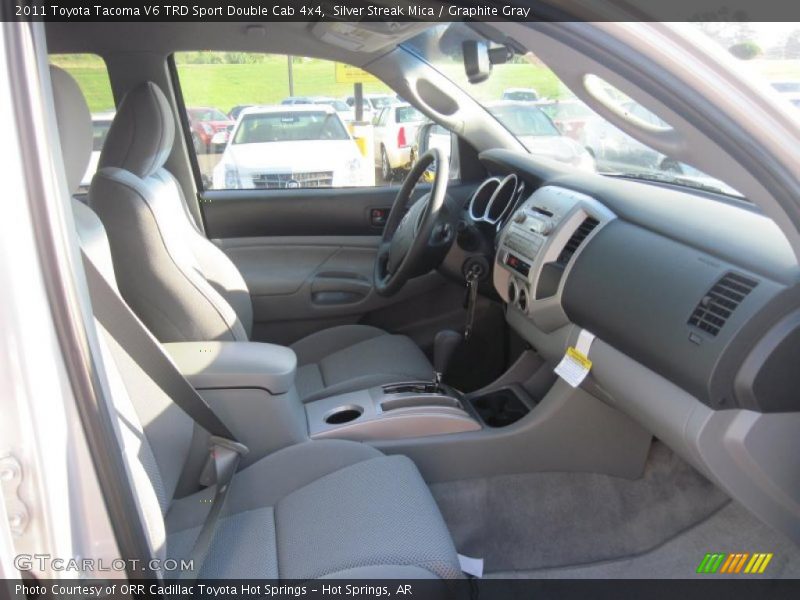 Silver Streak Mica / Graphite Gray 2011 Toyota Tacoma V6 TRD Sport Double Cab 4x4