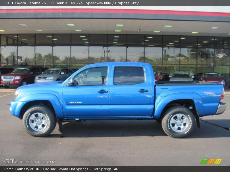 Speedway Blue / Graphite Gray 2011 Toyota Tacoma V6 TRD Double Cab 4x4
