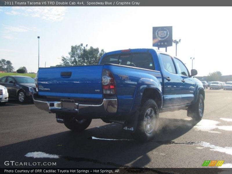 Speedway Blue / Graphite Gray 2011 Toyota Tacoma V6 TRD Double Cab 4x4