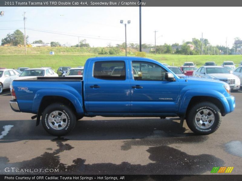 Speedway Blue / Graphite Gray 2011 Toyota Tacoma V6 TRD Double Cab 4x4