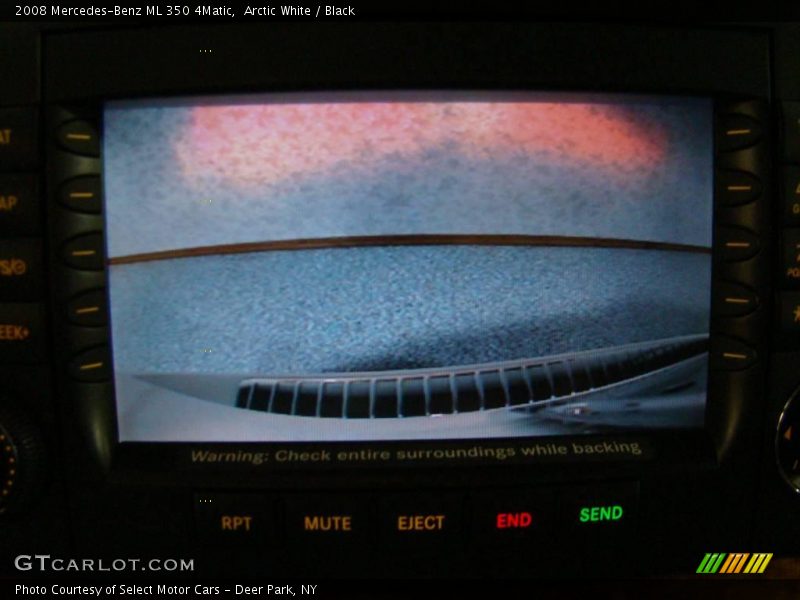Arctic White / Black 2008 Mercedes-Benz ML 350 4Matic