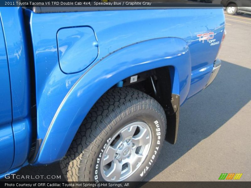 Speedway Blue / Graphite Gray 2011 Toyota Tacoma V6 TRD Double Cab 4x4