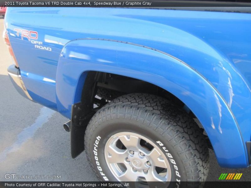 Speedway Blue / Graphite Gray 2011 Toyota Tacoma V6 TRD Double Cab 4x4