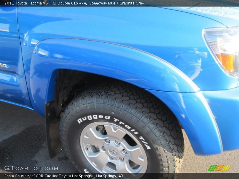 Speedway Blue / Graphite Gray 2011 Toyota Tacoma V6 TRD Double Cab 4x4