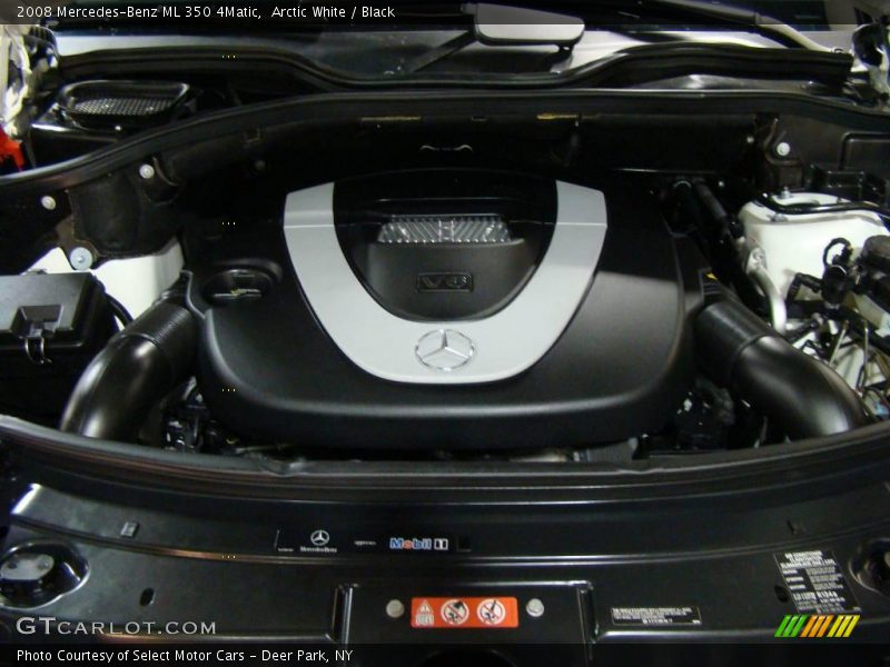 Arctic White / Black 2008 Mercedes-Benz ML 350 4Matic