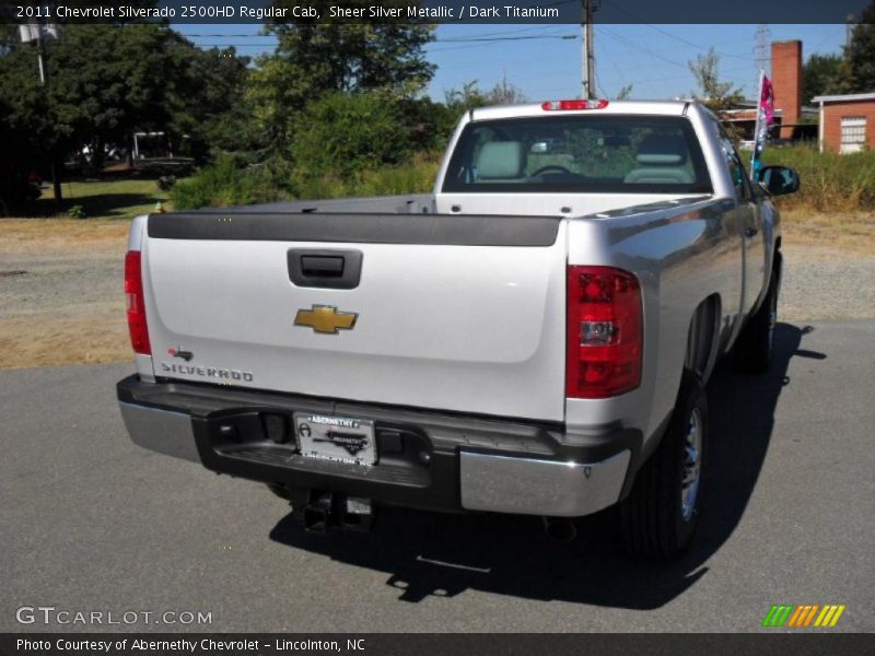 Sheer Silver Metallic / Dark Titanium 2011 Chevrolet Silverado 2500HD Regular Cab