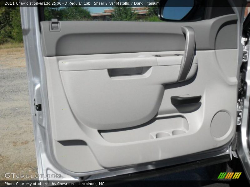 Sheer Silver Metallic / Dark Titanium 2011 Chevrolet Silverado 2500HD Regular Cab