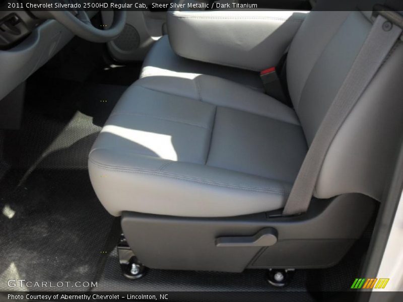 Sheer Silver Metallic / Dark Titanium 2011 Chevrolet Silverado 2500HD Regular Cab