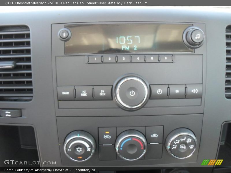 Sheer Silver Metallic / Dark Titanium 2011 Chevrolet Silverado 2500HD Regular Cab
