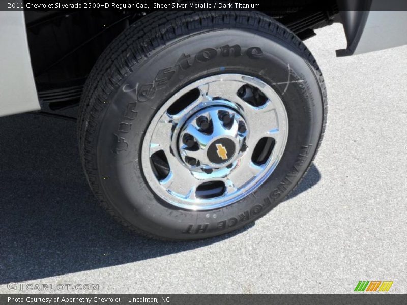 Sheer Silver Metallic / Dark Titanium 2011 Chevrolet Silverado 2500HD Regular Cab