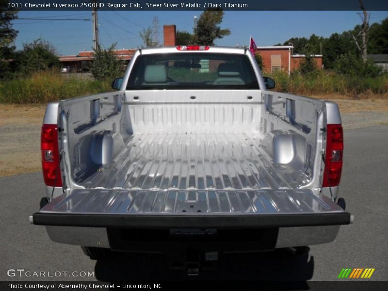 Sheer Silver Metallic / Dark Titanium 2011 Chevrolet Silverado 2500HD Regular Cab
