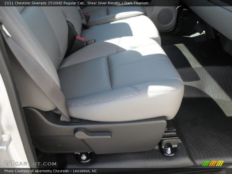 Sheer Silver Metallic / Dark Titanium 2011 Chevrolet Silverado 2500HD Regular Cab