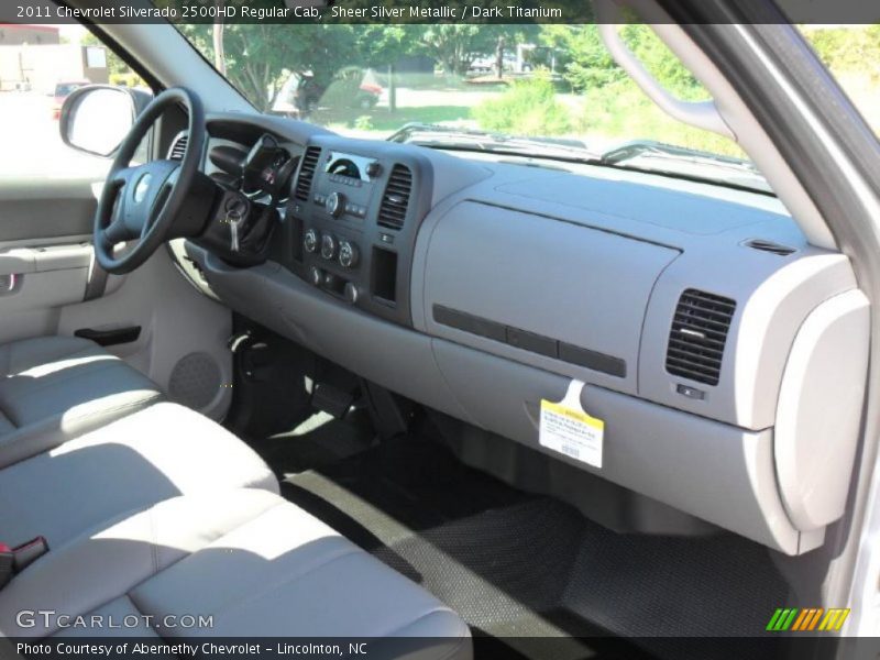 Sheer Silver Metallic / Dark Titanium 2011 Chevrolet Silverado 2500HD Regular Cab
