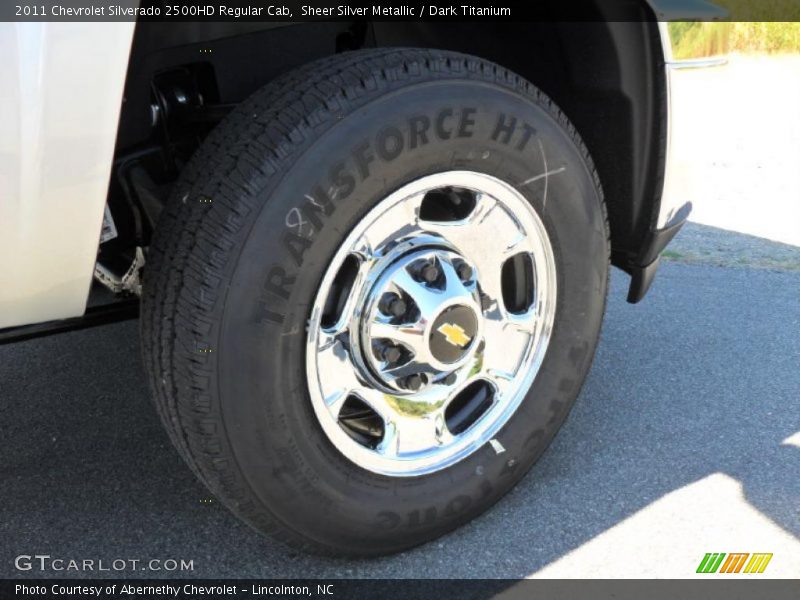 Sheer Silver Metallic / Dark Titanium 2011 Chevrolet Silverado 2500HD Regular Cab