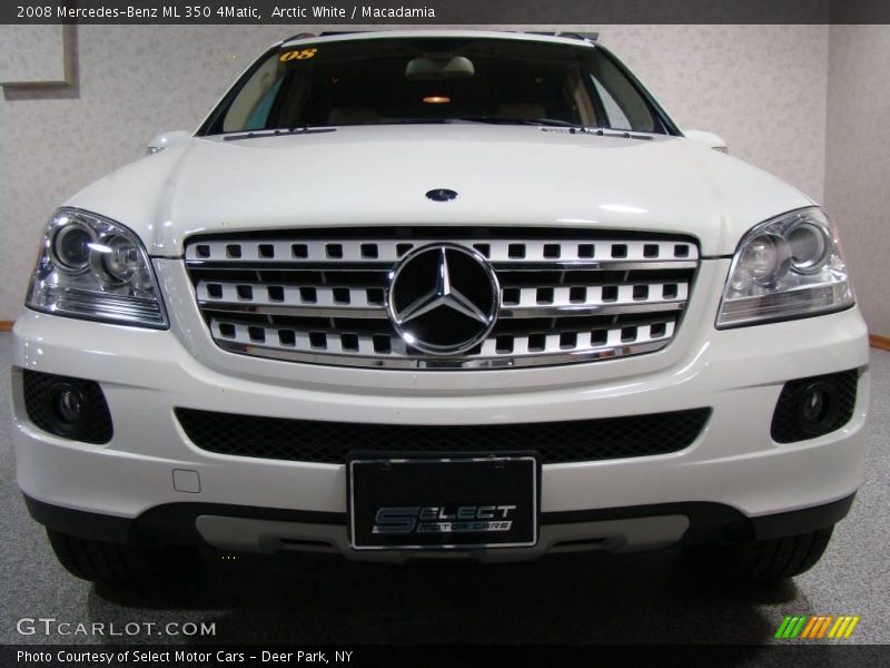 Arctic White / Macadamia 2008 Mercedes-Benz ML 350 4Matic