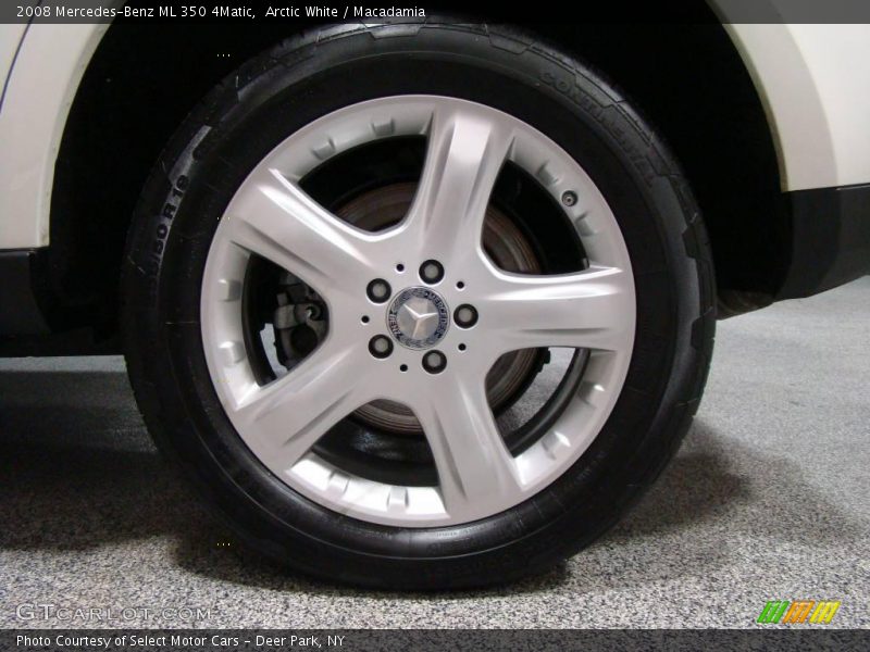 Arctic White / Macadamia 2008 Mercedes-Benz ML 350 4Matic