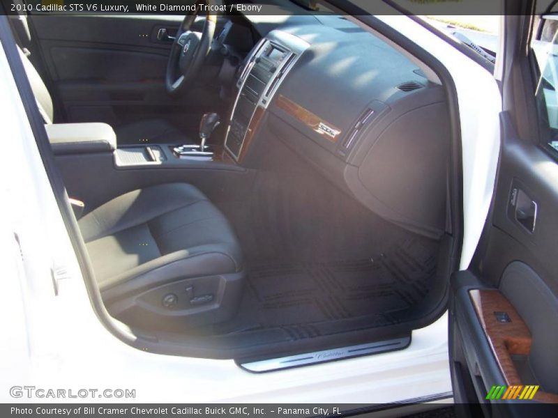 White Diamond Tricoat / Ebony 2010 Cadillac STS V6 Luxury