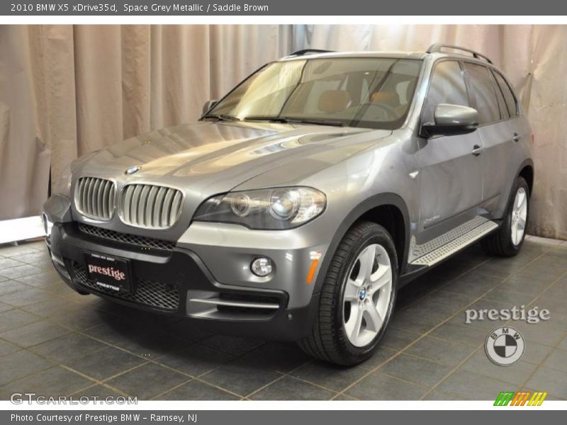 Space Grey Metallic / Saddle Brown 2010 BMW X5 xDrive35d