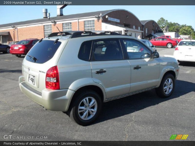 Desert Sage / Beige 2009 Hyundai Tucson GLS