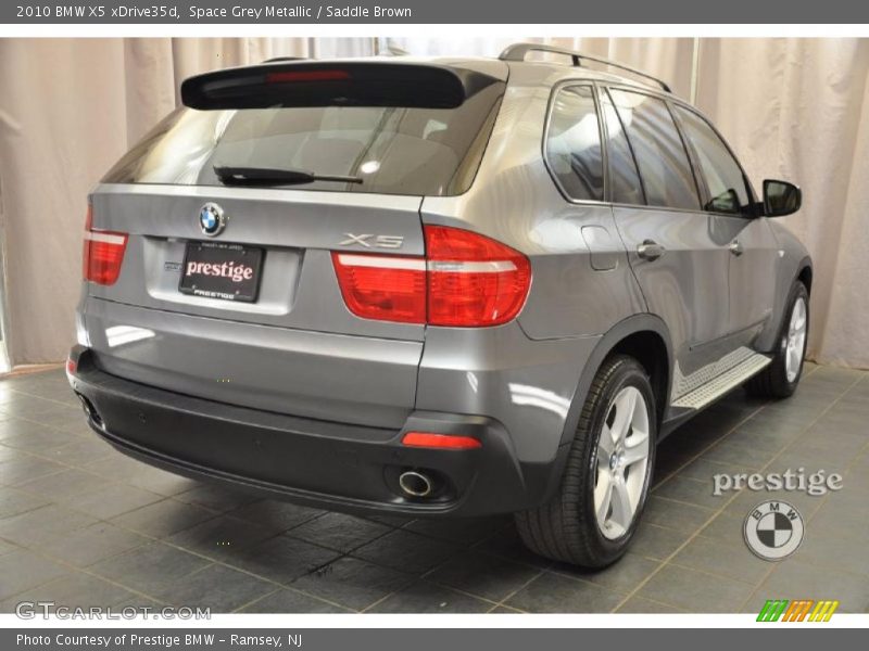 Space Grey Metallic / Saddle Brown 2010 BMW X5 xDrive35d