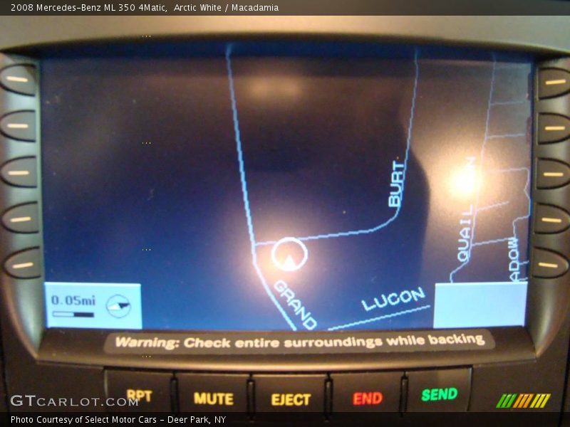 Arctic White / Macadamia 2008 Mercedes-Benz ML 350 4Matic
