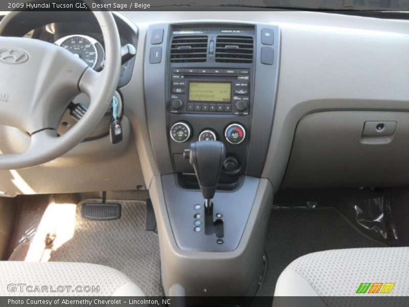 Desert Sage / Beige 2009 Hyundai Tucson GLS