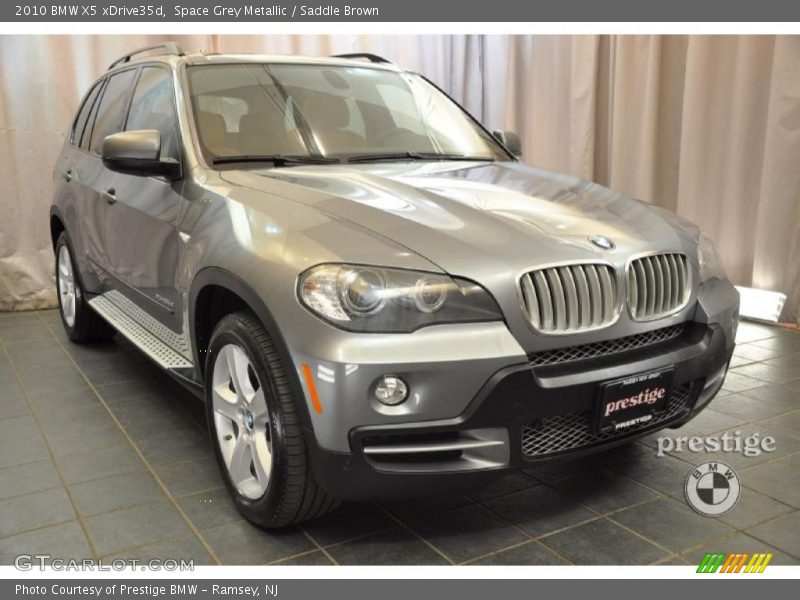 Space Grey Metallic / Saddle Brown 2010 BMW X5 xDrive35d