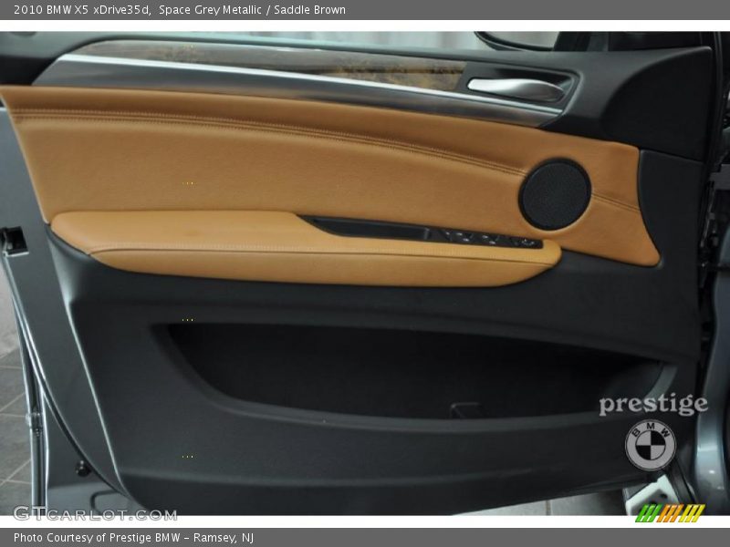 Space Grey Metallic / Saddle Brown 2010 BMW X5 xDrive35d