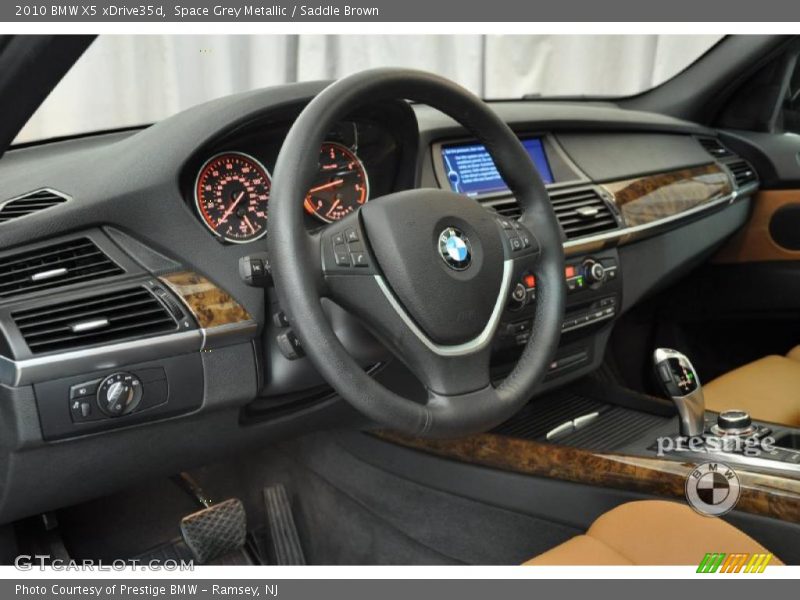 Space Grey Metallic / Saddle Brown 2010 BMW X5 xDrive35d