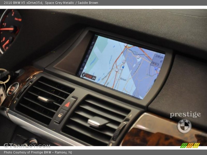 Space Grey Metallic / Saddle Brown 2010 BMW X5 xDrive35d