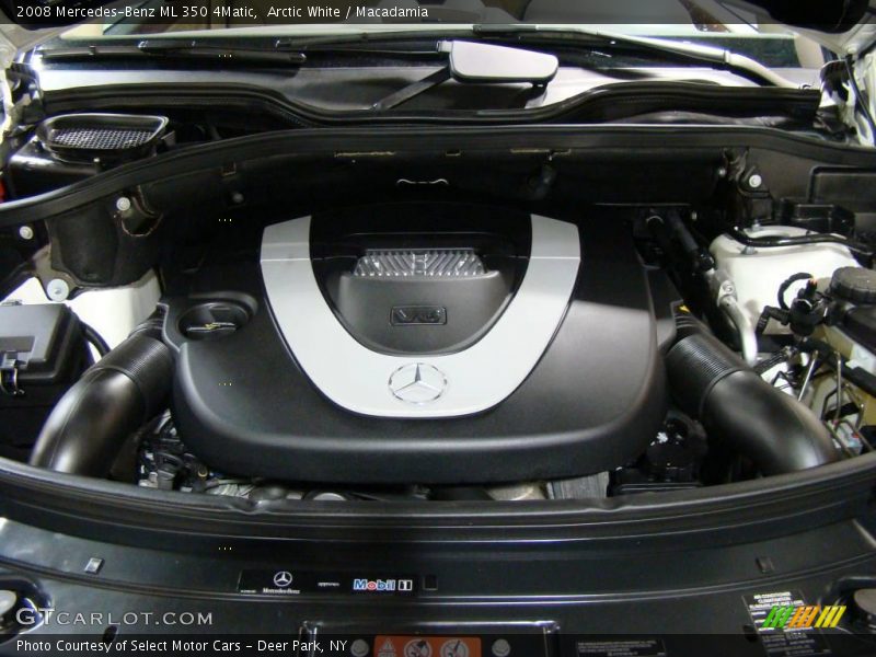 Arctic White / Macadamia 2008 Mercedes-Benz ML 350 4Matic