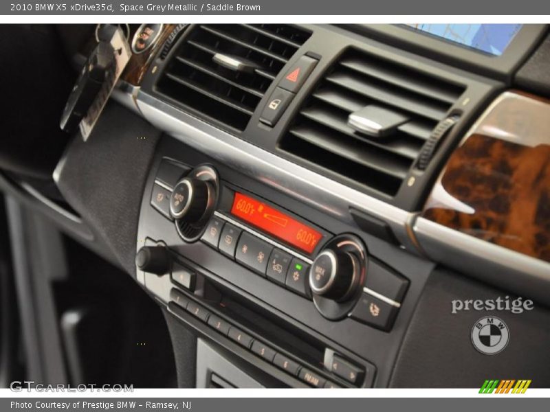 Space Grey Metallic / Saddle Brown 2010 BMW X5 xDrive35d