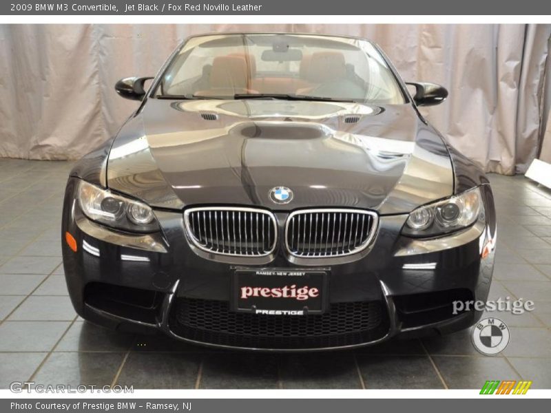 Jet Black / Fox Red Novillo Leather 2009 BMW M3 Convertible